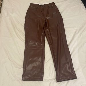 Abercrombie leather pants